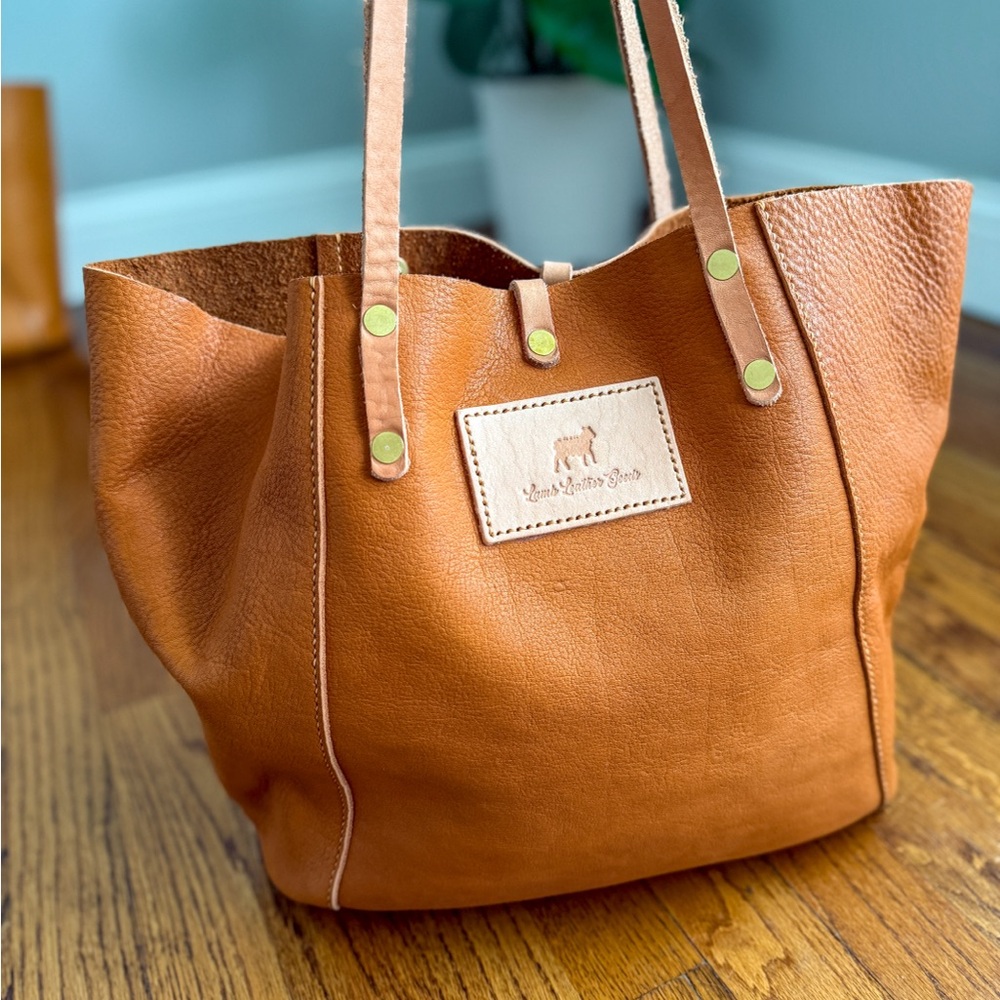 Hermann Oak Heritage 1881 Waterproof Veg Tan Leather Tote Bag
